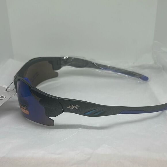 XLoop Sport Sunglasses – Blue Mirrored Lens – Shatter-Resistant UV400 Protection - Picture 2 of 3